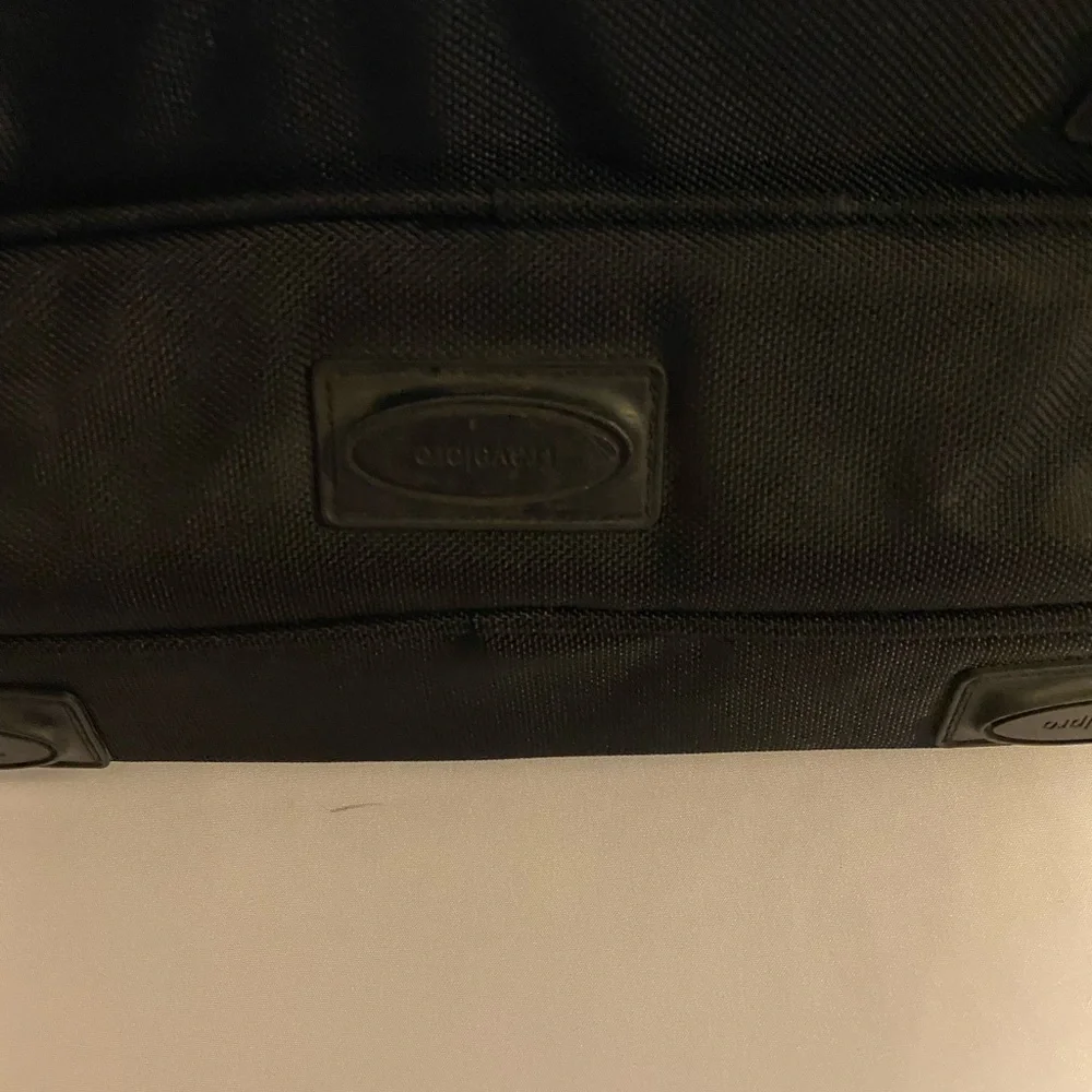 Men’s Black TravelPro Multifunctional Canvas Briefcase